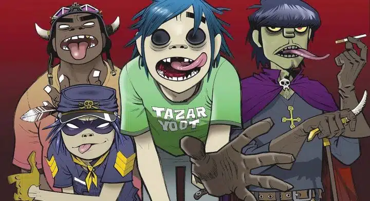 Gorillaz animated video