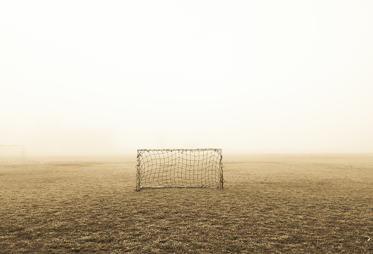 A soccer goal