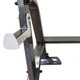 The Marcy Adjustable Squat Rack MWB-70100 has adjustable safety catches