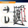 Marcy Smith Machine  Cage System with Pull-Up Bar and Landmine Station  SM-4033 - Weight Posts, Landmine station, and bar Storage